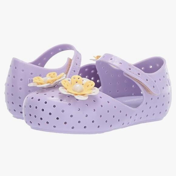 Mini Melissa | Furadinha XII Mary Jane Flat Size 10 (Toddler) - Picture 1 of 14